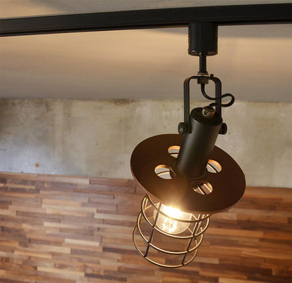 ダクトレールスポットライト 1灯 シーリングライト ペンダントライト E26 スチール おしゃれ かわいい 北欧 インテリア リビング ダイニング 節電 照明 居間 寝室 モダン シンプル LED 電球別売り(代引不可)