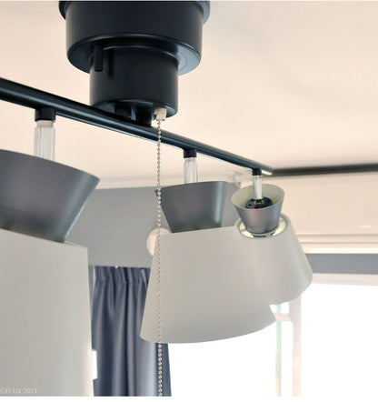 シーリングライト 4灯 ペンダントライト スチール E26 おしゃれ かわいい 北欧 インテリア リビング ダイニング 節電 照明 居間 寝室 カフェ風 キッチン モダン シンプル LED 電球別売り(代引不可)