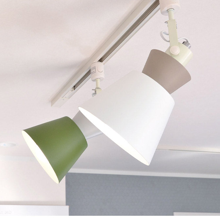 ダクトレールスポットライト 1灯 天井照明 シーリングライト ペンダントライト おしゃれ かわいい 北欧 インテリア リビング ダイニング 節電 照明 居間 寝室 モダン シンプル LED 電球別売り(代引不可)