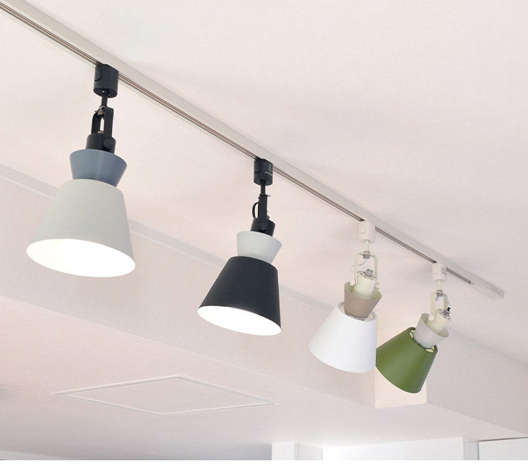 ダクトレールスポットライト 1灯 天井照明 シーリングライト ペンダントライト おしゃれ かわいい 北欧 インテリア リビング ダイニング 節電 照明 居間 寝室 モダン シンプル LED 電球別売り(代引不可)