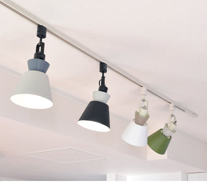 ダクトレールスポットライト 1灯 天井照明 シーリングライト ペンダントライト おしゃれ かわいい 北欧 インテリア リビング ダイニング 節電 照明 居間 寝室 モダン シンプル LED 電球別売り(代引不可)