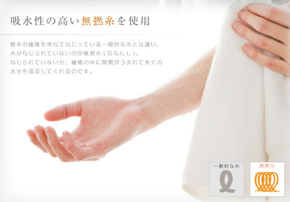バスタオル 同色3枚セット タオル たおる コットン 綿 100% ボリューム 厚手 厚い ホテル 風呂 バス 無撚糸 ホテル仕様 3枚組
