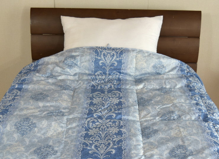 羽毛肌掛け布団 シングル 京都西川 シングルロングサイズ ホワイトダウン ダウン50%/フェザー50％ 軽量 0.25 軽い ウォッシャブル 洗濯可 洗える 肌かけ布団 ダウンケット 掛布団 ダウンケット 毛布 にしかわ