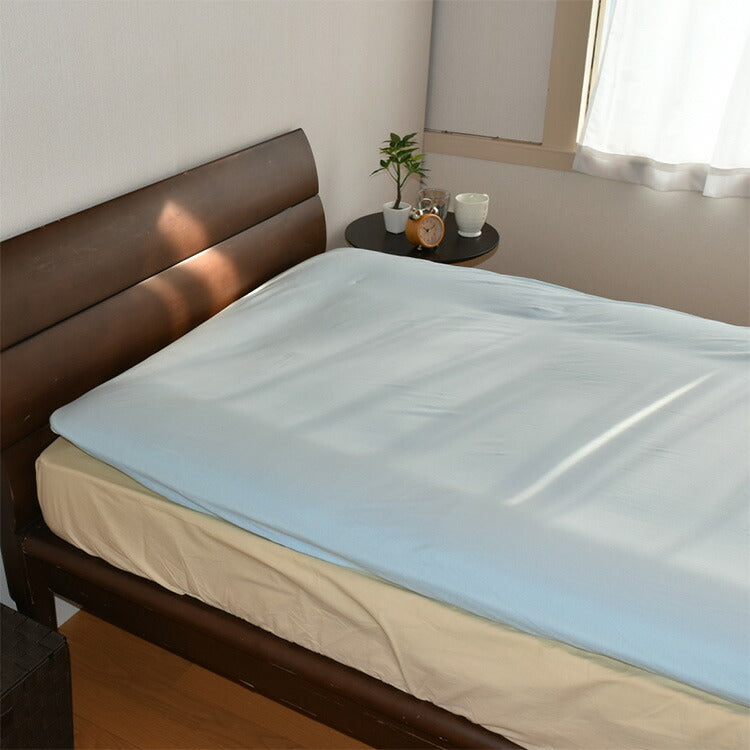 綿100% ワンタッチシーツ シングルロング 肌触りの良いニット生地 コットン 敷き布団用 SL 敷布団 ぴったり しきふとん