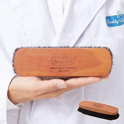 クロスブラシ ソフト フレディ レック ドイツ製 洋服ブラシ 馬毛 カシミヤ ウール用 手入れ ケアブラシ フレディ レック・ウォッシュサロン(代引不可)