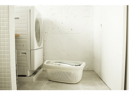 ランドリーバスケット CURVER カーバー ニットランドリーバスケット 40L 洗濯かご おしゃれ 脱衣かご 洗濯物入れ 北欧