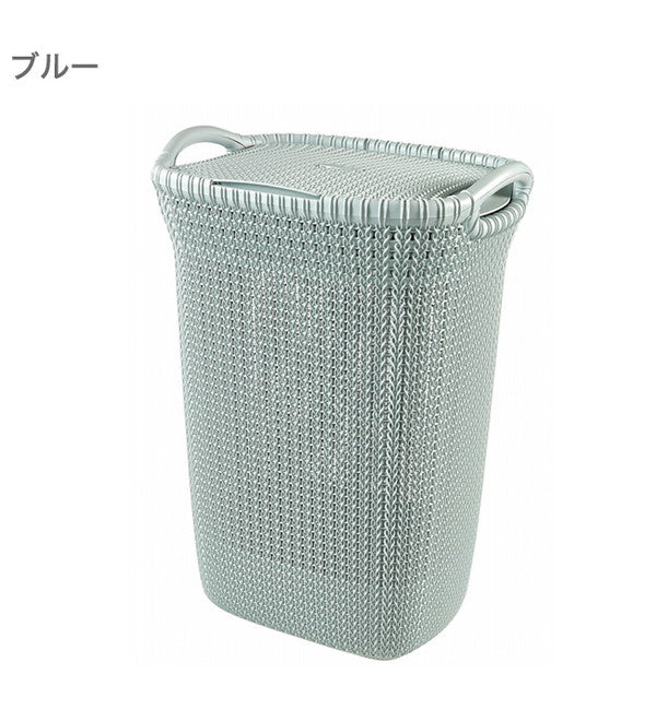 ランドリーバスケット CURVER カーバー ニットランドリーバスケット 57L CV-301 洗濯かご 脱衣かご 洗濯物入れ おしゃれ 北欧