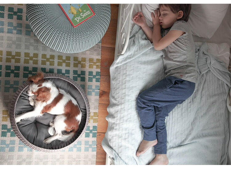 ペットベッド ペット クッション 犬 猫 KETER ケータ― COZY ヨーロッパ製 ベージュ ベッド 犬小屋 ドッグハウス キャットハウス カーバー ペットクッション ニット 耐久性 通気性 丸洗い 洗濯