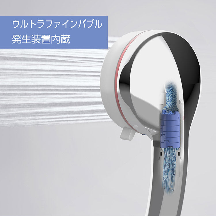 シャワーヘッド ミストシャワー 日本製 mitos ミスト水流 ノーマル水流 水流切り替え ウルトラファインバブル スキンケア 乾燥 毛穴 洗顔 メイク落とし おしゃれ シンプル ギフト プレゼント 国産