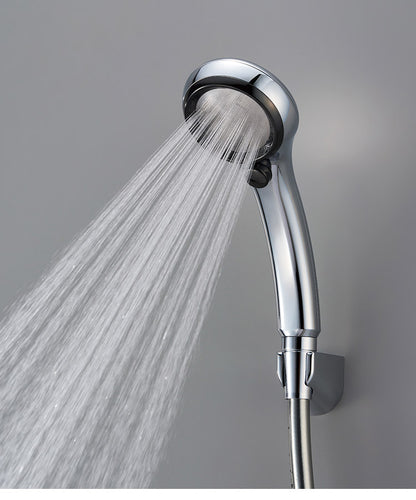 シャワーヘッド レイニーメタリック 日本製 シャワー板 穴径0.3mm 節水 手元ストップ ウルトラファインバブル お風呂 ふろ バスルーム おしゃれ ギフト プレゼント 新生活 国産 メイク落とし 節約