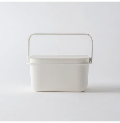 マーナ バケツ 5L そうじ ふた付 四角 つけ置き 蓋付きバケツ 漬け置き洗い 桶 角型 収納 洗濯物 収納ボックス 子供部屋 marna
