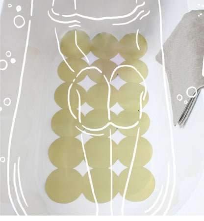 AIRY DROP バスルームマット 80×40cm バスマット 転倒防止 滑り止め 浴室 浴槽 お手入れ簡単 おしゃれ お風呂 ふろ プレゼント ギフト モダン 円形 丸 新生活 一人暮らし ファミリー