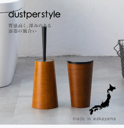 トイレブラシ dustper style ブラシ単品 日本製 ダスパートイレブラシ 木目調デザイン 国産 おしゃれ インテリア インプル 新生活 トイレ 掃除用品 コンパクト 省スペース ブラシ プレゼント