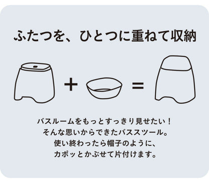 ウォッシュボール &HAT 日本製 国産 湯おけ 洗面器 風呂桶 丸い 湯手桶 湯桶 お風呂 浴室 おふろ バスグッズ おしゃれ シンプル かわいい