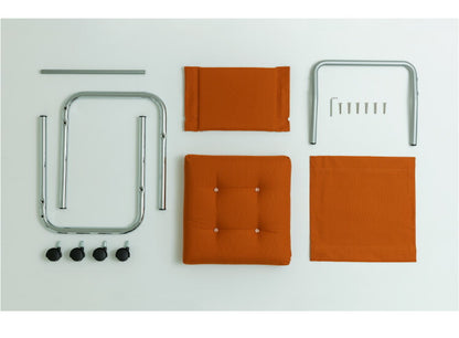 イノベーター キャプテン チェア 日本製 北欧 キャスター付き オフィスチェア ファブリック スチールパイプ ダイニング ダイニングチェア 椅子