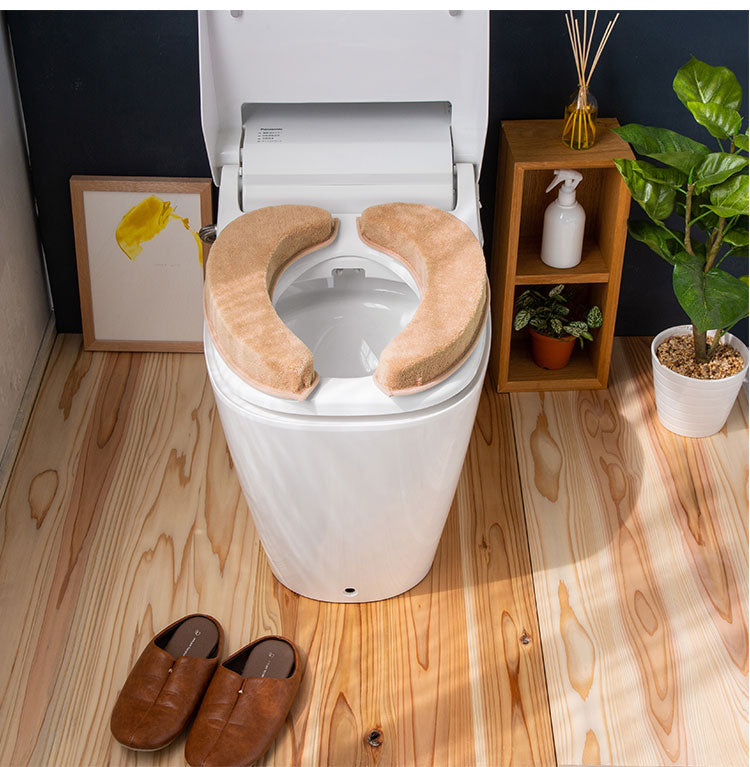 マシュマロ便座クッション 極厚5cm 節電 まるでソファ 便座シート 便座カバー 厚手 洗える 吸着 消臭 O型 U型 ふわふわ ボリューム トイレカバー 貼る クッション かわいい 可愛い 北欧 おしゃれ