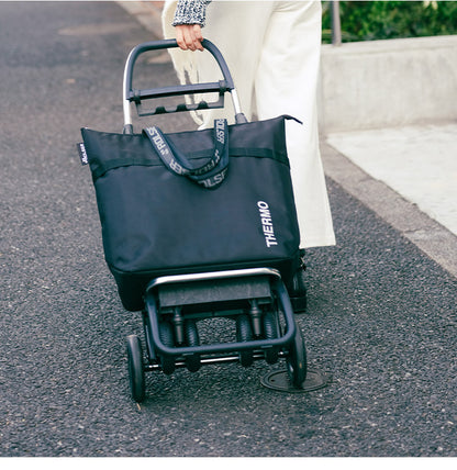 【バッグ単品】ロルサー ROLSER ショッピングカート NSシリーズ オールテルモ 全保冷 44L 保冷バッグ 折りたたみ トートバッグ 大容量 保温 ベルトループ PVCコーティング おしゃれ アウトドア