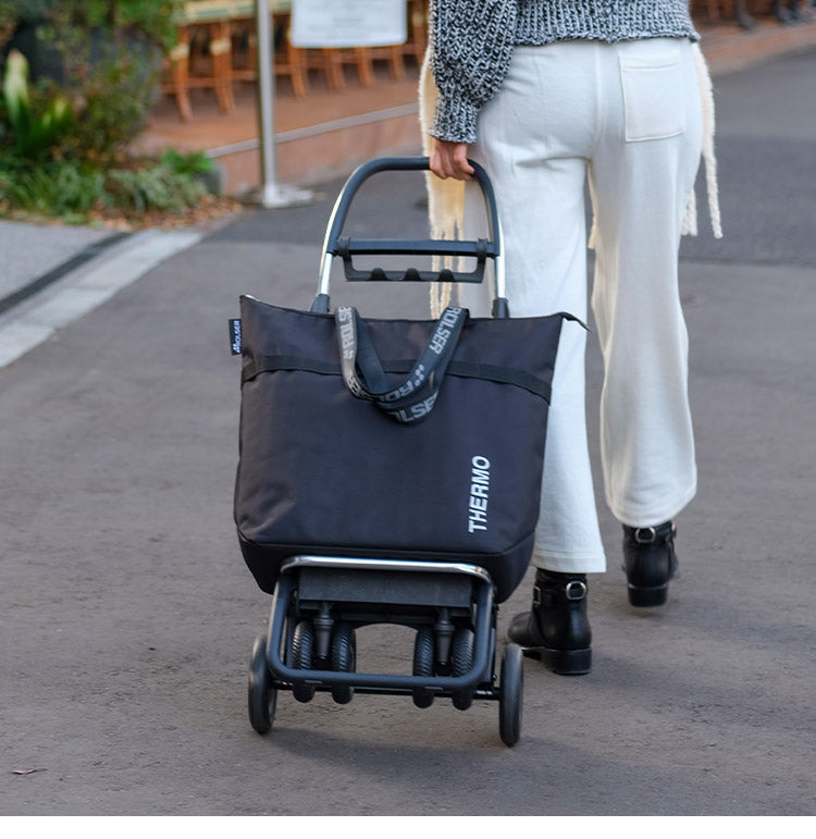 【バッグ単品】ロルサー ROLSER ショッピングカート NSシリーズ オールテルモ 全保冷 44L 保冷バッグ 折りたたみ トートバッグ 大容量 保温 ベルトループ PVCコーティング おしゃれ アウトドア