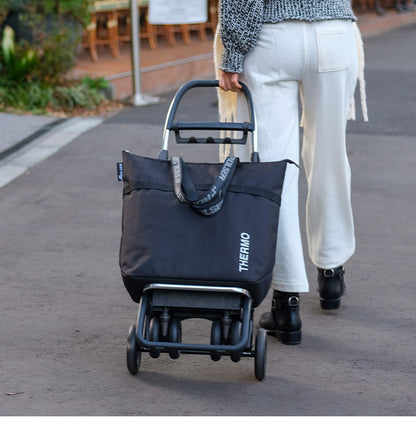 【バッグ単品】ロルサー ROLSER ショッピングカート NSシリーズ オールテルモ 全保冷 44L 保冷バッグ 折りたたみ トートバッグ 大容量 保温 ベルトループ PVCコーティング おしゃれ アウトドア