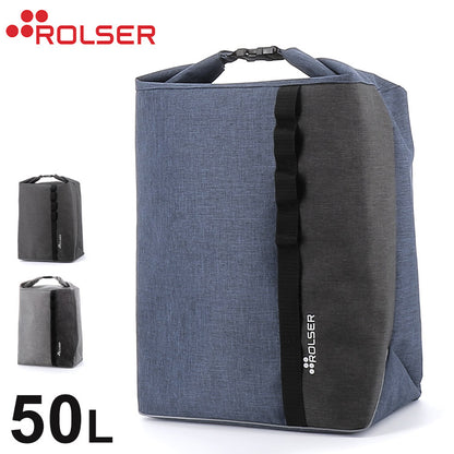 【バッグ単品】ロルサー ROLSER ショッピングカート NSシリーズ ROLL TOP ロールトップ 50L 大容量 出し入れしやすい PVCコーティング リフレクター 反射素材 夜道 安心 ベルトループ アウトドア