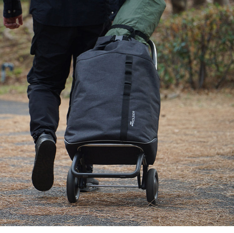 【バッグ単品】ロルサー ROLSER ショッピングカート NSシリーズ ROLL TOP ロールトップ 50L 大容量 出し入れしやすい PVCコーティング リフレクター 反射素材 夜道 安心 ベルトループ アウトドア