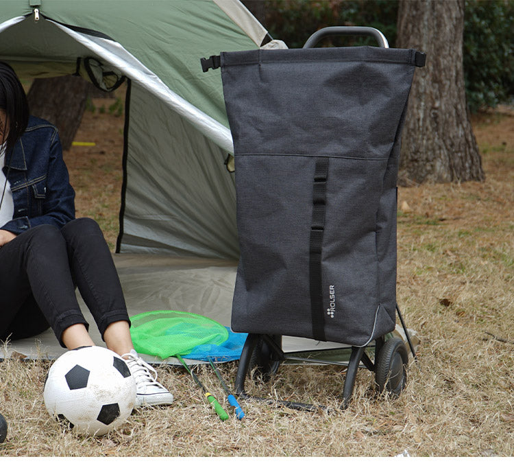 【バッグ単品】ロルサー ROLSER ショッピングカート NSシリーズ ROLL TOP ロールトップ 50L 大容量 出し入れしやすい PVCコーティング リフレクター 反射素材 夜道 安心 ベルトループ アウトドア