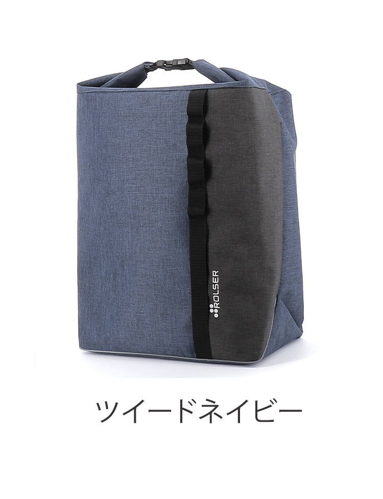 【バッグ単品】ロルサー ROLSER ショッピングカート NSシリーズ ROLL TOP ロールトップ 50L 大容量 出し入れしやすい PVCコーティング リフレクター 反射素材 夜道 安心 ベルトループ アウトドア