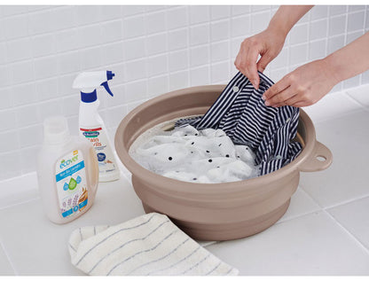ソフトタブ 折り畳み 12L 折りたたみ たためる 日本製 バケツ たらい 防災 アウトドア 足湯 収納 洗濯 掃除 伊勢藤 ISETO