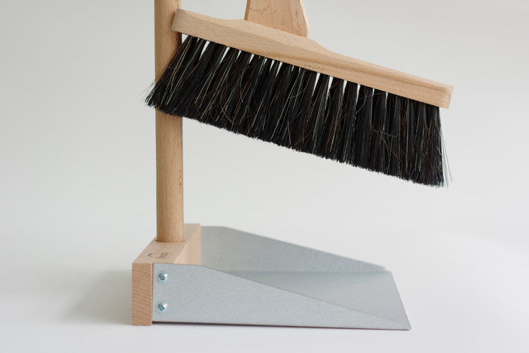 レシュタ スタンドブルームセット ほうき ちりとり セット 箒 掃除セット おしゃれ 屋外 屋内 玄関 室内 掃除用具