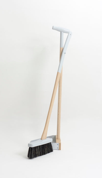 レシュタ スタンドブルームセット ほうき ちりとり セット 箒 掃除セット おしゃれ 屋外 屋内 玄関 室内 掃除用具