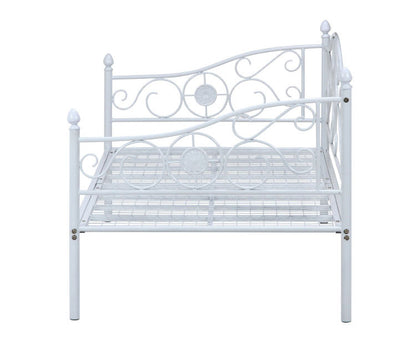 ベッドフレーム 姫系 シングル おしゃれ 北欧 ベッド スチールベッド パイプベッド ベッド 収納 かわいい ローベッド フロアベッド(代引不可)