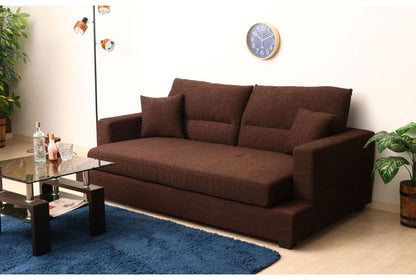 ソファ 3人掛け 幅188 おしゃれ 北欧 ファブリック カフェ ソファー sofa 三人掛け 2.5P ローソファ フロアソファ かわいい(代引不可)