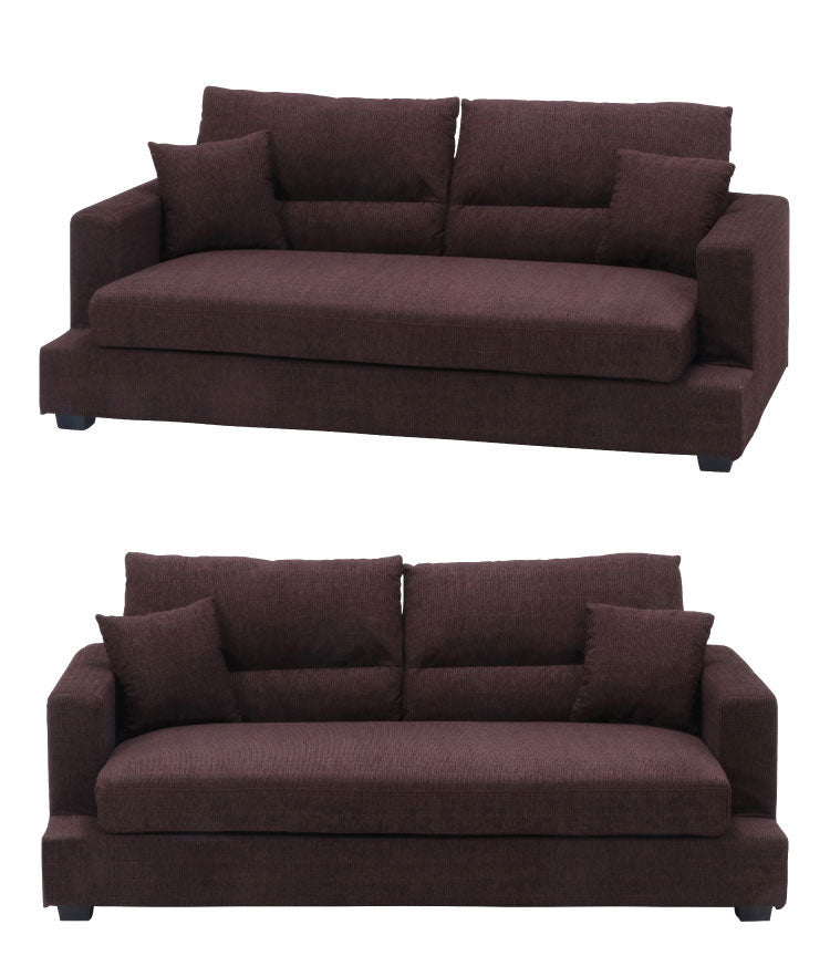 ソファ 3人掛け 幅188 おしゃれ 北欧 ファブリック カフェ ソファー sofa 三人掛け 2.5P ローソファ フロアソファ かわいい(代引不可)