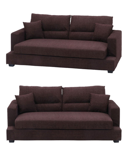 ソファ 3人掛け 幅188 おしゃれ 北欧 ファブリック カフェ ソファー sofa 三人掛け 2.5P ローソファ フロアソファ かわいい(代引不可)