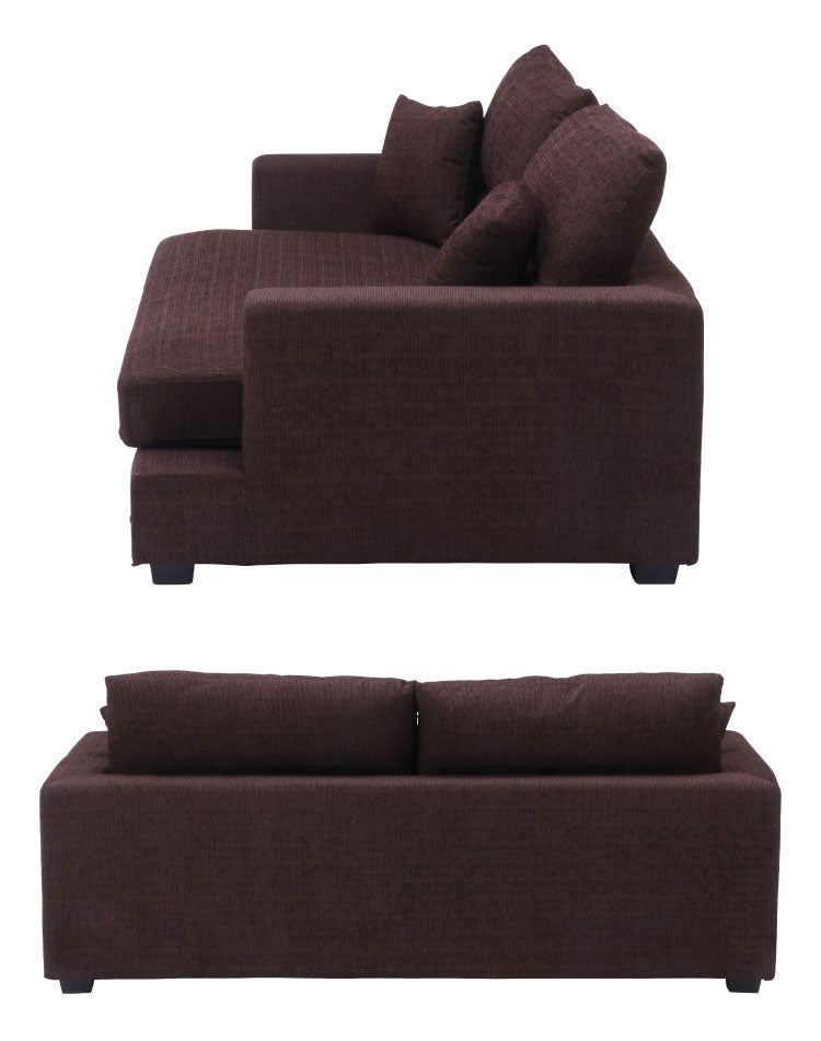 ソファ 3人掛け 幅188 おしゃれ 北欧 ファブリック カフェ ソファー sofa 三人掛け 2.5P ローソファ フロアソファ かわいい(代引不可)
