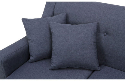 ソファ カウチソファ 3人掛け 幅178 オットマン スツール おしゃれ 北欧 ファブリック カフェ ソファー sofa 三人掛け 3P ローソファ フロアソファ かわいい(代引不可)