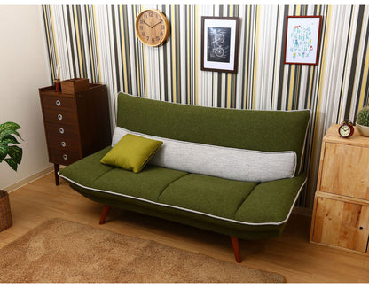 ソファ 2人掛け 2.5人掛け 幅167 グリーン グレー おしゃれ 北欧 ファブリック カフェ ソファー sofa 二人掛け 2.5P ローソファ フロアソファ かわいい(代引不可)