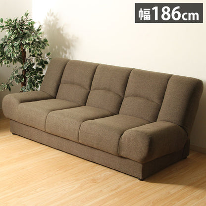 ソファ ソファベッド 3人掛け 幅186 胡坐 おしゃれ 北欧 ファブリック カフェ ソファー sofa 三人掛け 2.5P ローソファ フロアソファ かわいい(代引不可)