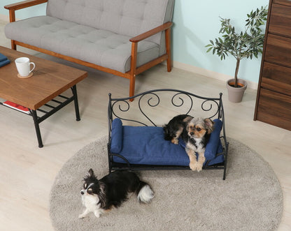 ペットベッド ペットデイベッド 洗濯可能 高級感 おしゃれ ロータイプ 省スペース ペットソファ 犬用 猫用 小動物 小型犬 オールシーズン(代引不可)