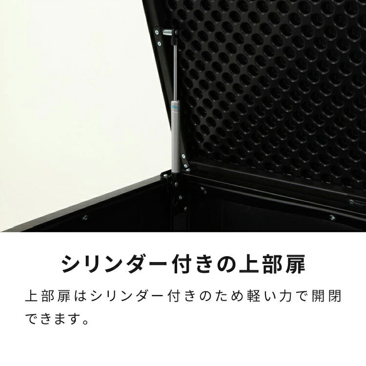 屋外収納庫 ガーデンストレージ 大容量 755L 倉庫 洗える 収納庫 ストレージボックス ストッカー 防水 屋外 収納庫 ゴミ箱 ストッカー 収納 玄関 ガーデン 園芸(代引不可)