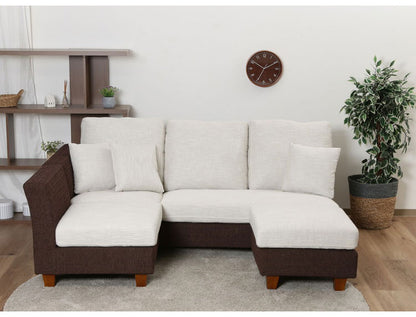 ソファ カウチソファ 3人掛け 幅188 おしゃれ 北欧 ファブリック カフェ ソファー sofa 三人掛け 3P ローソファ フロアソファ かわいい(代引不可)