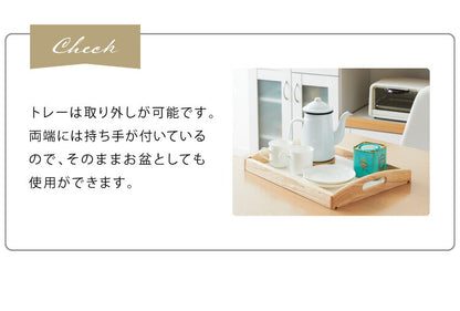 バタフライワゴン 折り畳み式 キッチンワゴン 3段 幅35cm キャスター付き 木製 天然木 サイドワゴン キッチンラック リビング デスク テーブルワゴン北欧 作業台 おしゃれ 韓国インテリア