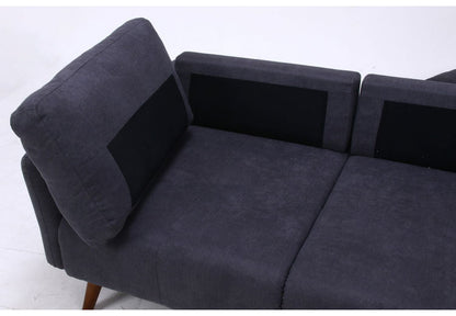 ソファ 2人掛け 幅167 背もたれ可動 おしゃれ 北欧 ファブリック カフェ ソファー sofa 二人掛け 2P ローソファ フロアソファ かわいい(代引不可)