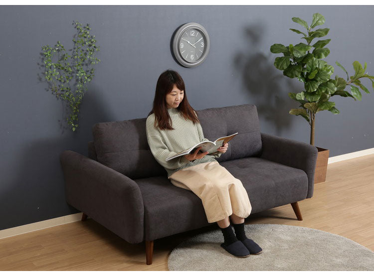 ソファ 2人掛け 幅167 背もたれ可動 おしゃれ 北欧 ファブリック カフェ ソファー sofa 二人掛け 2P ローソファ フロアソファ かわいい(代引不可)