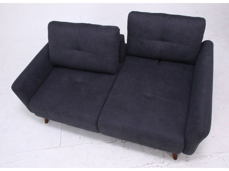 ソファ 2人掛け 幅167 背もたれ可動 おしゃれ 北欧 ファブリック カフェ ソファー sofa 二人掛け 2P ローソファ フロアソファ かわいい(代引不可)