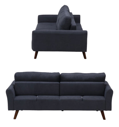 ソファ 3人掛け 幅195 背もたれ可動 おしゃれ 北欧 ファブリック カフェ ソファー sofa 三人掛け 3P ローソファ フロアソファ かわいい(代引不可)