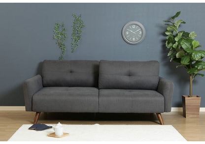 ソファ 3人掛け 幅195 背もたれ可動 おしゃれ 北欧 ファブリック カフェ ソファー sofa 三人掛け 3P ローソファ フロアソファ かわいい(代引不可)