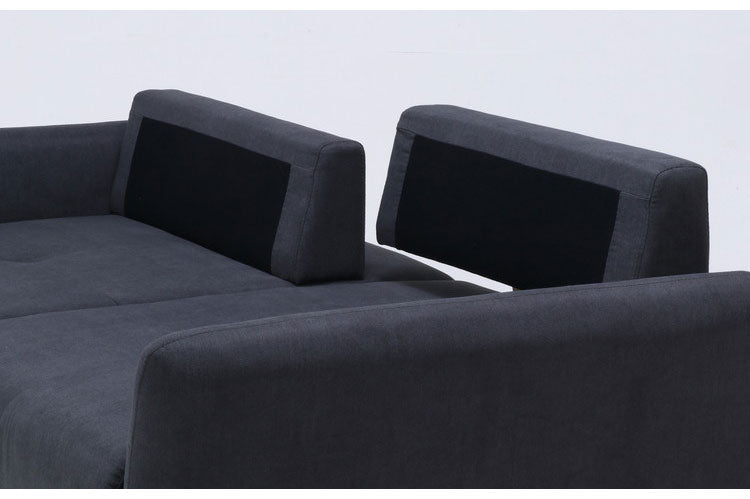 ソファ 3人掛け 幅195 背もたれ可動 おしゃれ 北欧 ファブリック カフェ ソファー sofa 三人掛け 3P ローソファ フロアソファ かわいい(代引不可)