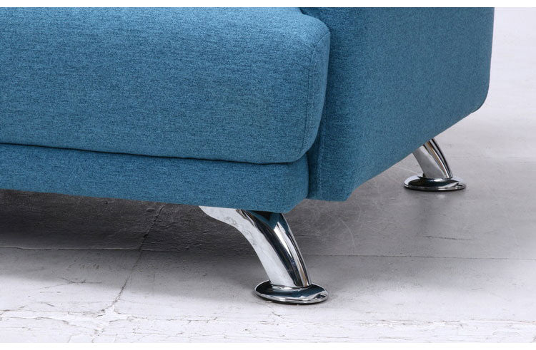 ソファ ハイバックソファ 2人掛け 幅160 ターコイズブルー おしゃれ 北欧 ファブリック カフェ ソファー sofa 二人掛け 2P ローソファ フロアソファ かわいい(代引不可)