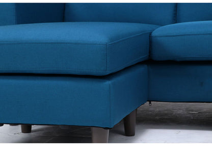 ソファ カウチソファ 3人掛け 幅185 ヘッドレスト付き オットマン スツール おしゃれ 北欧 ファブリック カフェ ソファー sofa 三人掛け 3P ローソファ フロアソファ かわいい(代引不可)